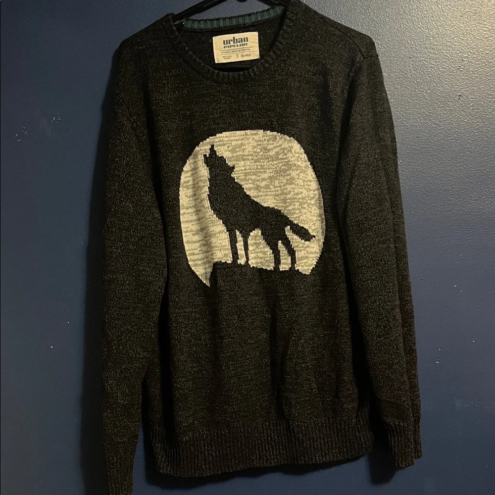 Urban Pipeline Wolf Sweater